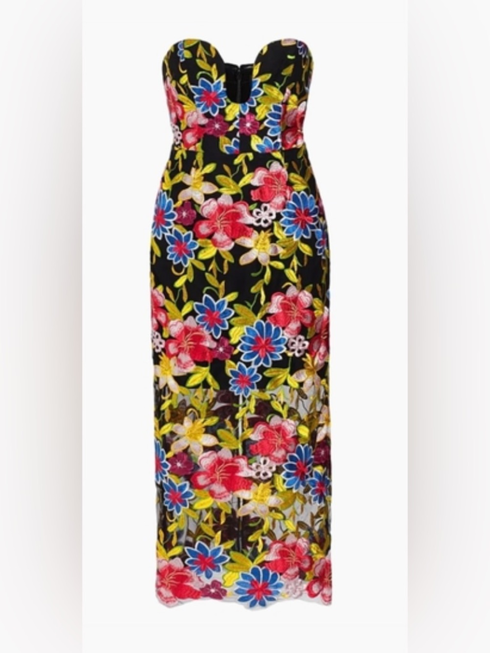 Milly Artem Spanish Garden Embroidery Dress